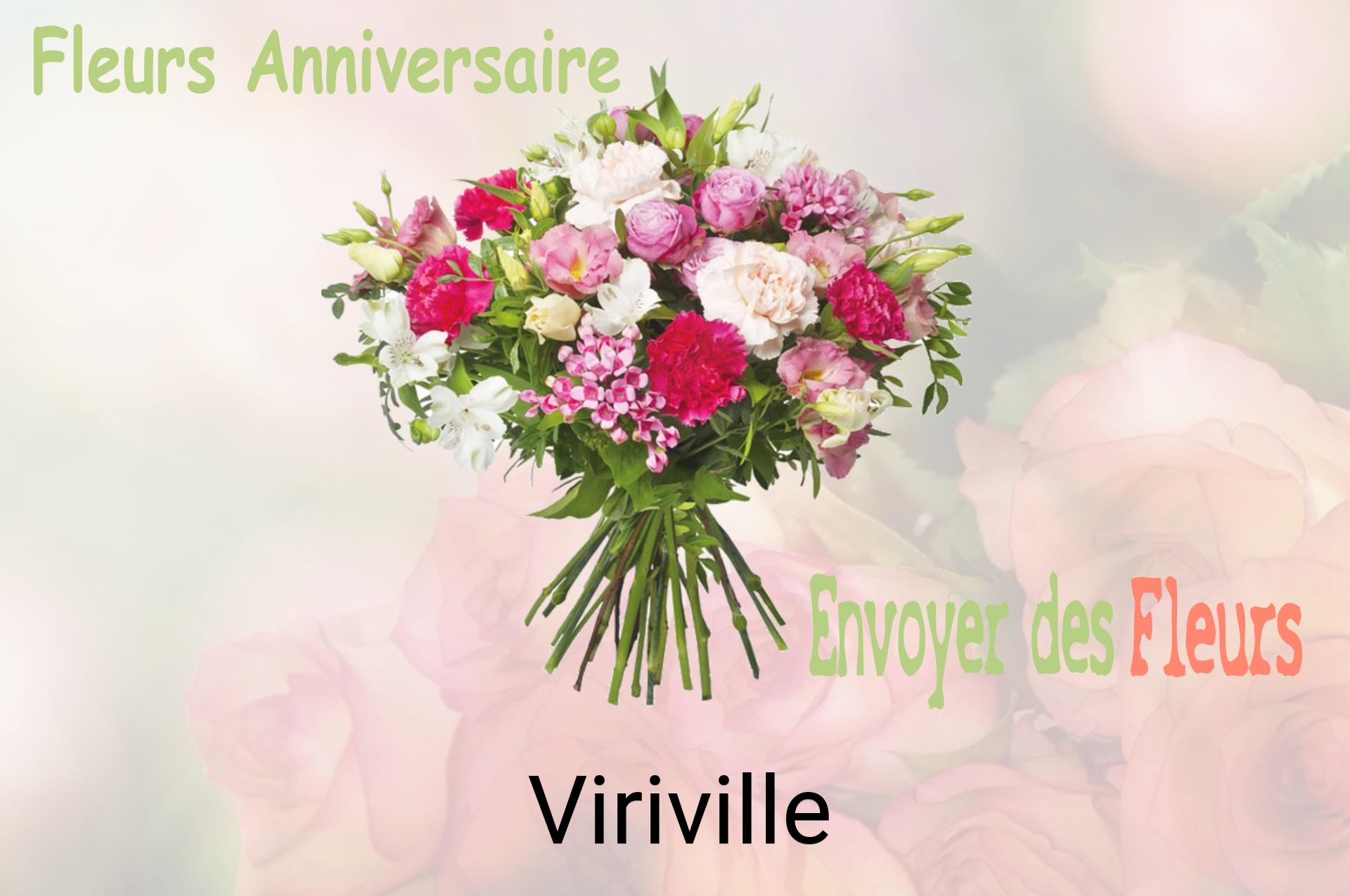 Bouquet de fleurs d’anniversaire livré à Viriville