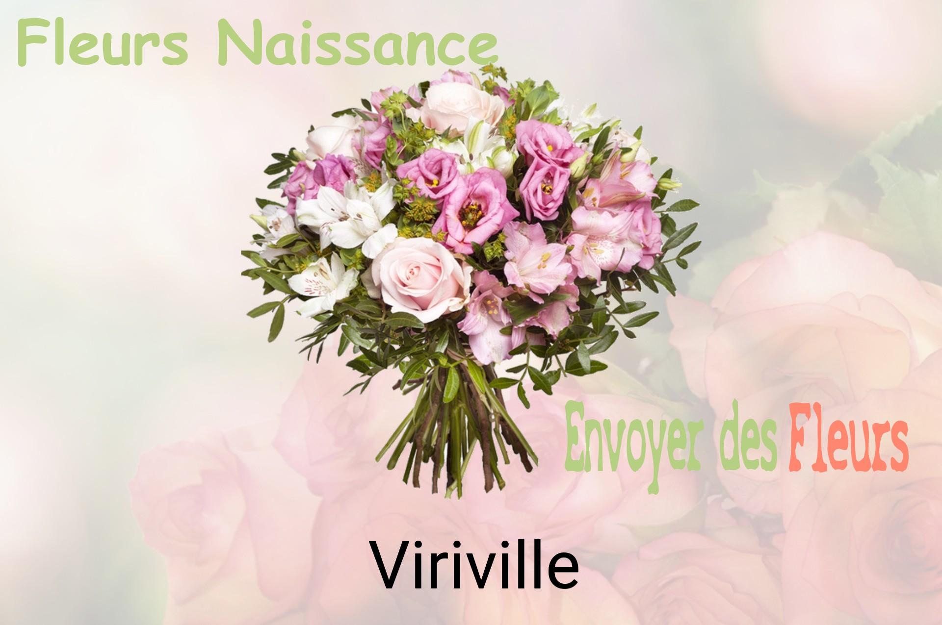 Bouquet de fleurs de naissance livré à Viriville